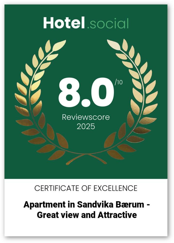 Jeci Apartment Sandvika Baerum - Great View And Attractive Eksteriør billede